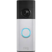 Ring Sonnette Vidéo Deurbel Plus Avec Batterie (2e Génération) Argenté
