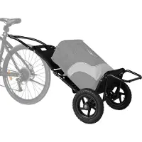 Sepnine 8009T Trailer 20KG, Aluminium, Pliable, Roues 30,48cm - Noir