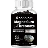 Coolkin Magnésium L-Thréonate 2000 mg (120 gélules) Complément alimentaire, Cerveau, Mémoire, Concentration