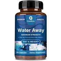 Coolkin Water Away 649 mg (120 capsules), complément alimentaire, voies urinaires, ballonnements, équilibre hydrique