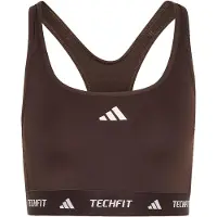 Adidas Techfit Medium Impact Sports Bra Marron S Femme