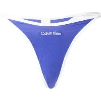 Calvin Klein Underwear String bleu / blanc
