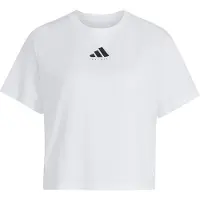 Adidas T-shirt fonctionnel 'CLIMACOOL Category Training Graphic' gris argenté / noir / blanc