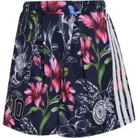 Adidas Pantalon de sport 'Farm' vert foncé / rose foncé / noir / blanc