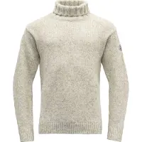 Devold Nansen Wool High Neck Sweater Beige S