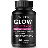 Kenofor Glutathion Collagen Glow (120 gélules) Complément alimentaire, anti-âge, peau, éclaircissement de la peau, santé de la peau, antioxydant, vitamines
