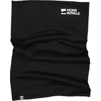 Mons Royale Double Up Merino, tour de cou, noir