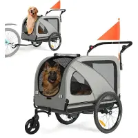 Sepnine Remorque 10202NS, Max 50KG, Poignée 6 Niveaux - Gris