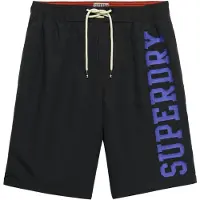 Superdry pour homme. M3010268A Maillot de bain Logo 19 noir (XL), Beachwear, Polister recyclé