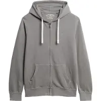 Superdry pour homme. M2014170A Sweat à capuche classique essentiel avec capuche zippée grise (XXL), Casuel, Coton