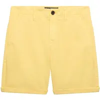 Superdry pour femme. W7110520A Short Chino jaune (S), Casuel, Coton