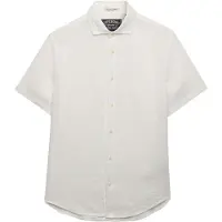 Superdry Chemise à Manches Courtes Riviera - Blanc Optic