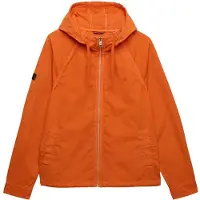 Superdry Homme Veste à Capuche en Twill Lavé Orange Taille: XL
