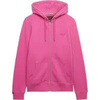Superdry Essential Logo Full Zip Sweatshirt Rose S Homme
