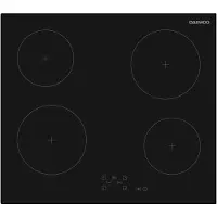 Daewoo Plaque de cuisson vitrocéramique - - 4 brûleurs - 60 cm - BH6VTF27BNM - Noir