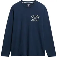 Superdry Athletic Ess Long Sleeve T-shirt Bleu XL Homme