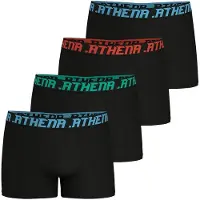 Athena Boxers MY PETITS PRIX Pack de 4 hommes - Noir - EU XL