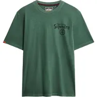 Superdry Tokyo Narrative Loose Fit Short Sleeve T-shirt Vert S Homme