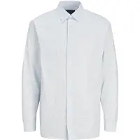 Jack & Jones Chemise 'JPRBlabushwick Stanley' bleu clair / blanc