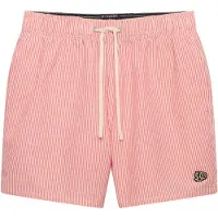 Superdry Shorts de bain saumon / blanc cassé