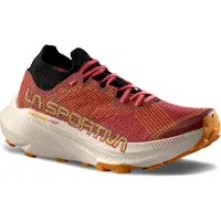 La Sportiva Prodigio Pro Woman, Rouge minéral/Banane, 37,5, ZFRS101R33Y10375, Chaussures de course en montagne pour femmes -