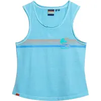 Superdry Haut bleu clair / gris clair