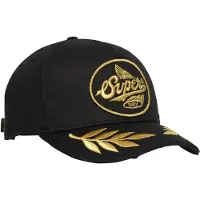 Superdry pour femme. Y9010201A Laurel Trucker Cap noir (OSFA), Casuel, Coton