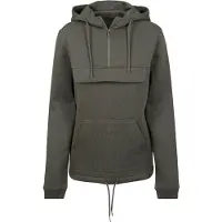 Build Your Brand Sweat Pull Over Hoodie Vert 4XL Femme