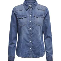 ONLY Chemisier 'ONLAlexa' bleu denim