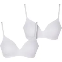 Urban Classics Basic Padded Bra 2 Units Blanc 75 / A Femme