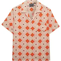 Superdry Beach Printed Short Sleeve Shirt Blanc M Femme