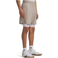 Under Armour UA TECH WOVEN WORDMARK SHORT - TIMBERWOLF TAUPE, taille : L