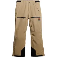 Superdry pour homme. MS110193A Pantalon Ski Shell beige (L), Casuel, Sport, Neige, Polister recyclé, Durable
