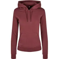 Build Your Brand Organic Hoodie Rouge 5XL Femme