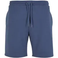 Build Your Brand BY251 | Sweatshort Ultra Heavy court homme - Couleur : Bleu Vintage - Taille : XS