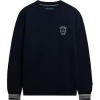 Superdry Sweat-shirt 'Athletic Club' marine / blanc cassé
