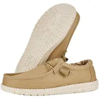 HEY DUDE Moccassin à lacets Wally Stretch Canvas