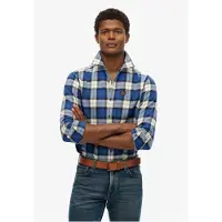 Superdry Vintage Lumberjack Long Sleeve Shirt Bleu S Homme
