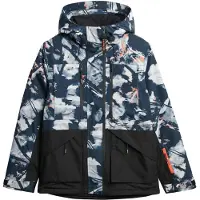 Superdry Veste de sport bleu / bleu foncé / blanc