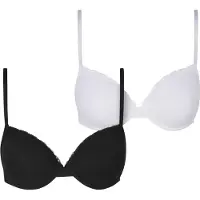Urban Classics Soutien-gorge Basic Cotton Lace 2 Unités