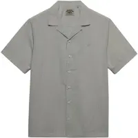 Superdry pour homme. M4011138A Chemise grise Cabana (XXL), Casuel, Coton, Manche courte