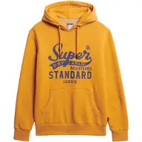 Superdry Standard Script Hoodie Jaune M Homme