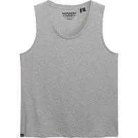 Superdry Femme Débardeur Scoop Neck Coupe Décontractée Light Grey Taille: 38