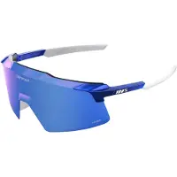 100% Aerocraft Rbh Sunglasses Clair HiPER Royal Blue Mirror Lens/CAT3