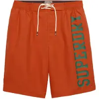 Superdry Logo 19 Swimming Shorts Orange 2XL Homme
