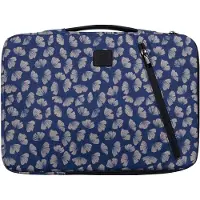Exacompta Housse pour ordinateur portable Zen en fibres synthétiques bleu jusqu'à 35,6 cm (14 pouces) (14", Universel), Sac pour notebook, Bleu