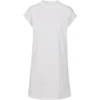 Build Your Brand Robe manches retroussées White - Build Your Brand BY101 - Taille S