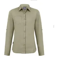 Craghoppers Exp Kiwi Long Sleeve Shirt Marron 40 Femme