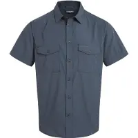 Craghoppers Kiwi Ii Short Sleeve Shirt Bleu M Homme