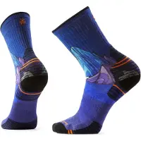 Smartwool Hike Targeted Cushion Mountain Myth Print Crew Socks Bleu EU 46-49